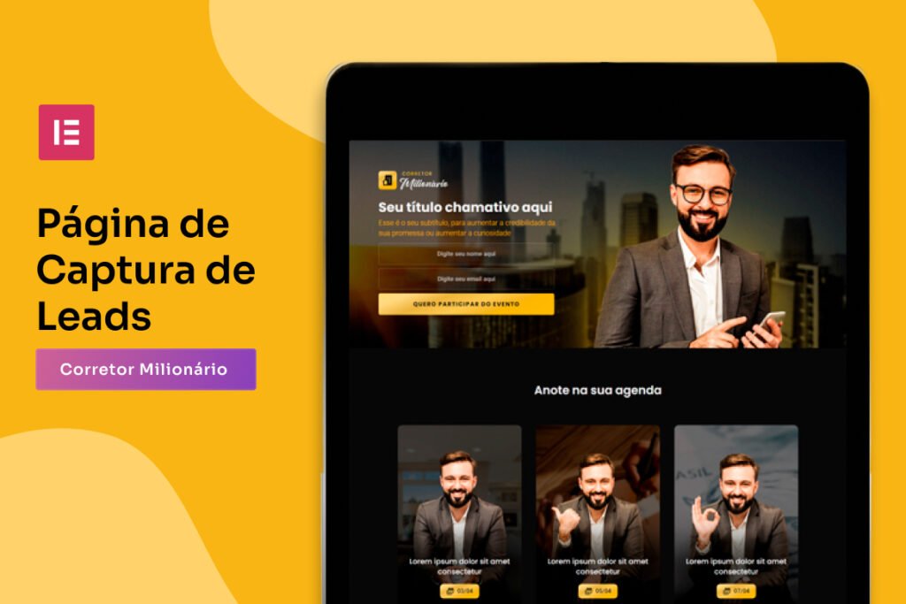 Página De Captura Para Ebook Elementor Templates